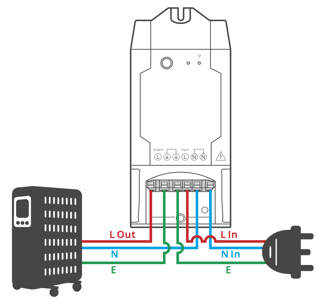 Câblage du module WiFi actionneur ON/OFF ou thermostat et entrée pour sonde de température/hygrométrie compatible eWelink Sonoff TH16/TH10