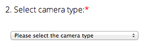 choix du type de caméra IP