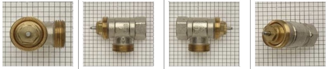 Reconnaitre un corps de vanne thermostatique Oventrop avec pat de vis standard M30 x 1,5