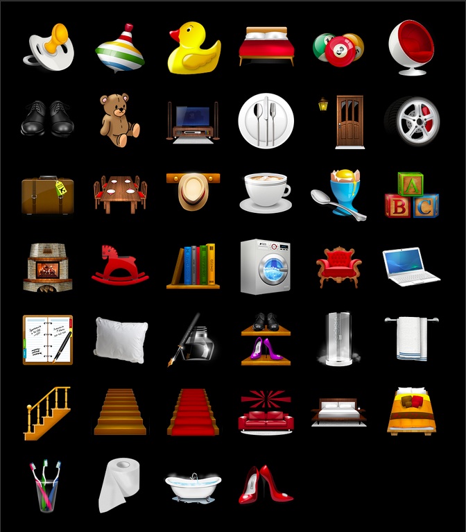 Exemple d'icônes du Home Center Lite