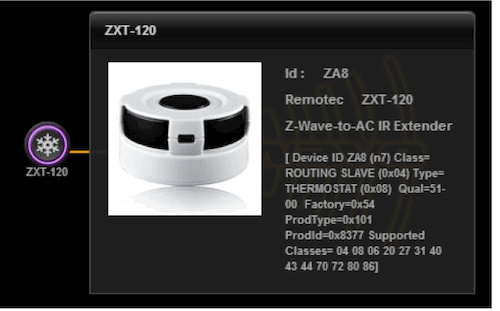 Verification aprés inclusion du module ZXT-120 sur Zibase part2